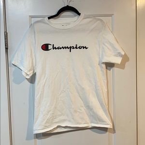 Men’s Champion box logo tee-shirt